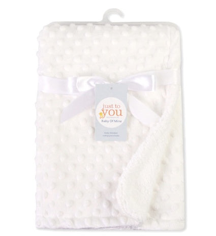 Polar Dot Baby Blanket Blanket Newborn Baby Swaddle Wrap Kids dealsniper-net white 102x76cm