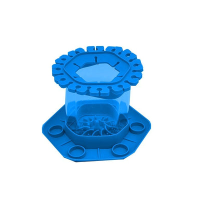 Brush Cleaning Device Hexagonal Children Graffiti Paint Tool Kids DealSniper.net Blue