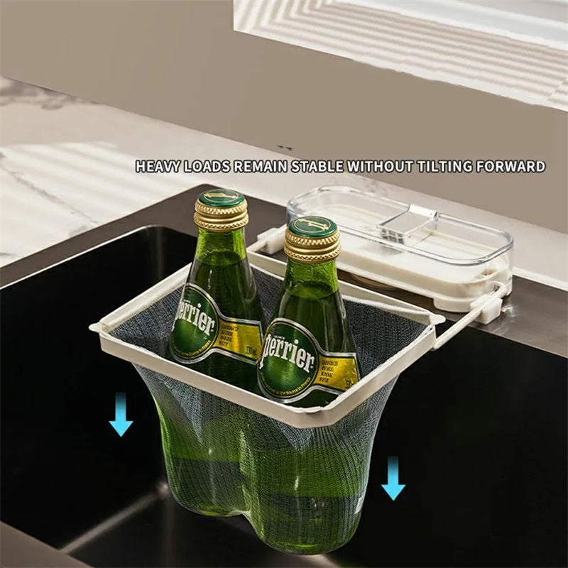 Kitchen Sink Filter Rack Suction Cup Disposable Leftover