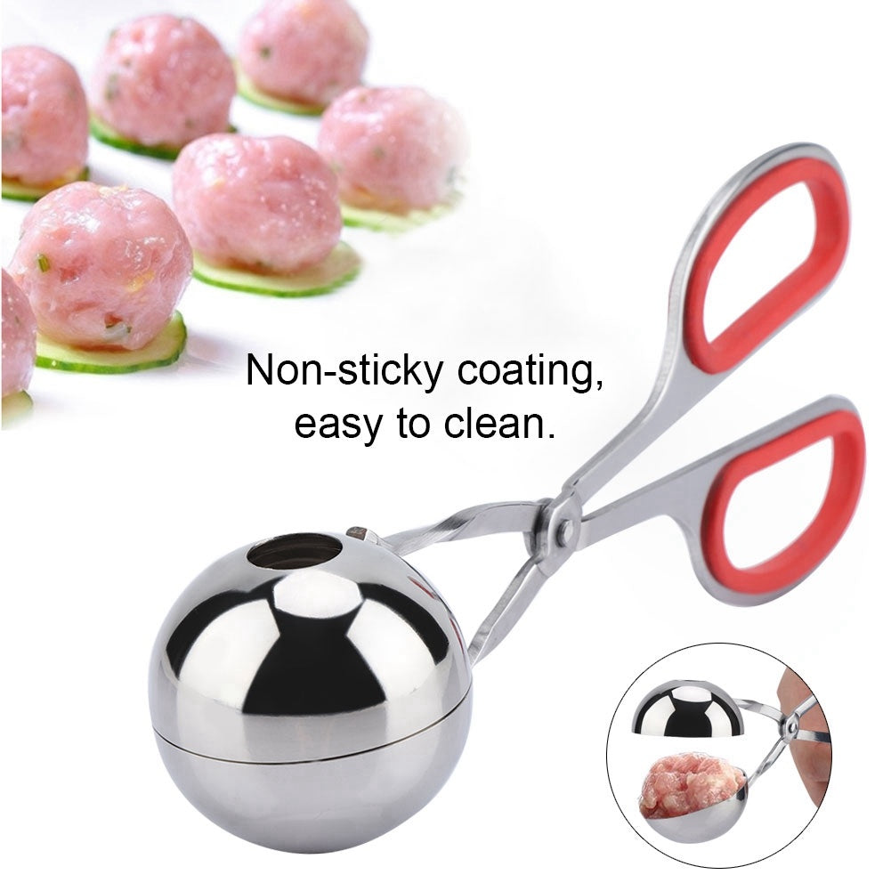 304 Stainless Steel NOn sticky Meatballs Rice Balls Clip Kitchen DealSniper.net