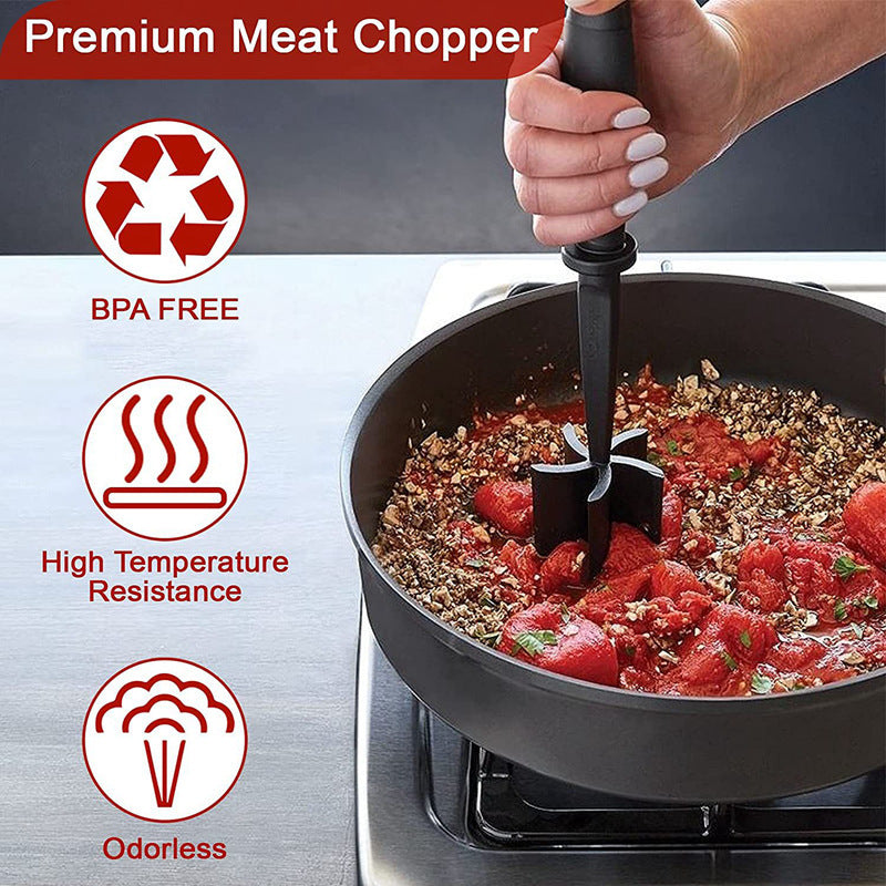 Multifunctional Meat Chopper Heat Resistant Meat Masher Kitchen dealsniper-net