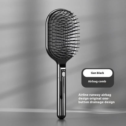 Women's Air Cushion Comb Household Airbag Massage Comb Beauty DealSniper.net Gun Black