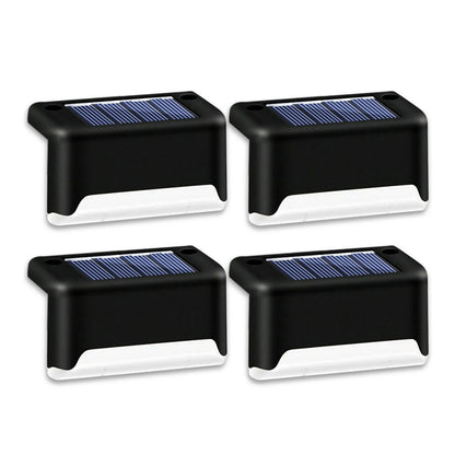 4 Solar LED Bright Deck Lights Outdoor Garden Patio