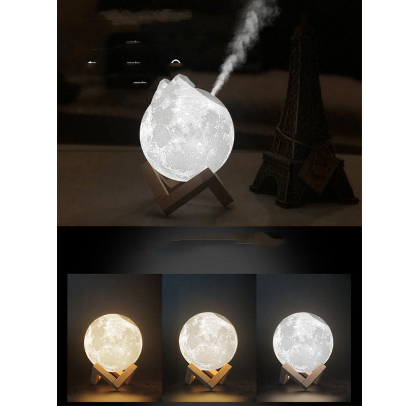 Lunar Humidifier Night Light Bedroom Household Aromatherapy
