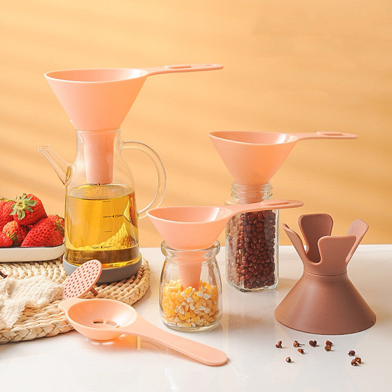 Plastic Funnel Six-in-one Multifunctional Set Kitchen DealSniper.net