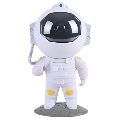 Galaxy Star Projector Starry Sky Night Light Astronaut Lamp Home Decor dealsniper-net Plug In Type New Style White