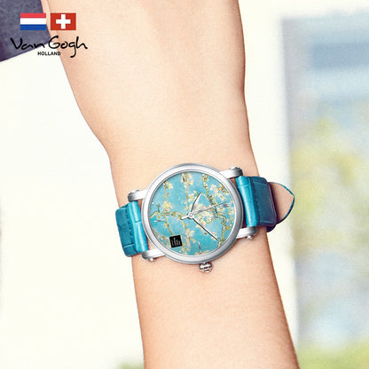 Van Gogh Almond Blossom Series Women's Quartz Watch Jewelry DealSniper.net