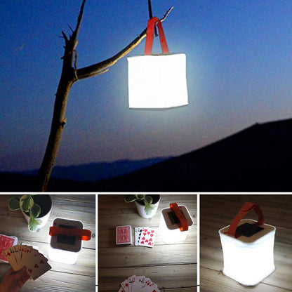 New LED Lantern Solar Collapsible Camp Flashlight Torch Light Outdoor DealSniper.net