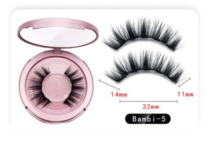 Natural Long Lasting Magnetic Liquid Eyeliner & Magnetic False Eyelashes