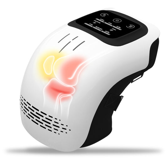 Intelligent Knee Massager Electric Knee Physiotherapy Health dealsniper-net White USB