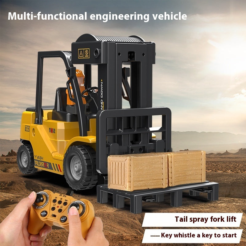 Remote Control Forklift Light Car Children's Toy Model Kids DealSniper.net