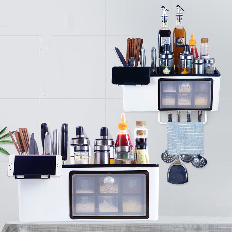 Kitchenware Rack Seasoning Storage Box Multifunctional Kitchen DealSniper.net