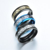 Titanium Steel Dragon Ring Jewelry dealsniper-net