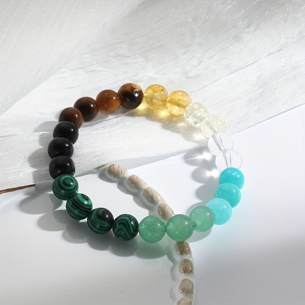 Universal Natural Stone Bracelet Citrine Dongling Stone Jewelry null