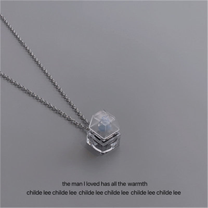 Decompression Necklace Manipulator Feel Button Luminous Jewelry Gym From House