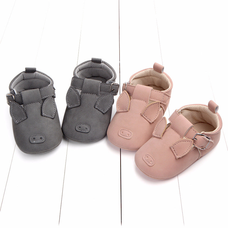 Spring and autumn cartoon animal baby shoes matte leather non-slip soft bottom baby shoes wholesale 0884 Kids DealSniper.net