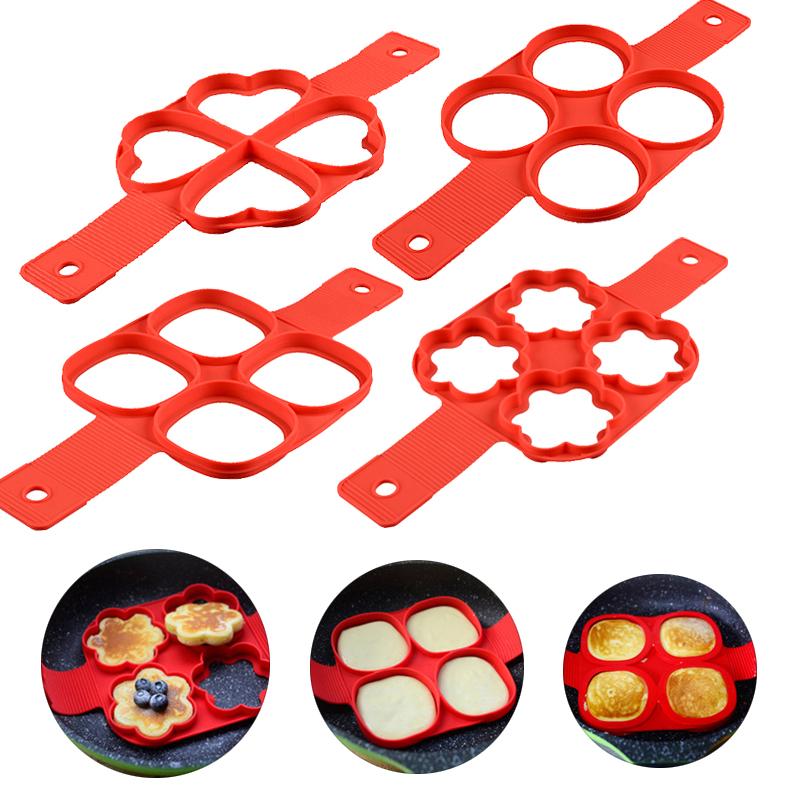 Silicone Non Stick Fantastic Egg Pancake Maker Ring Kitchen