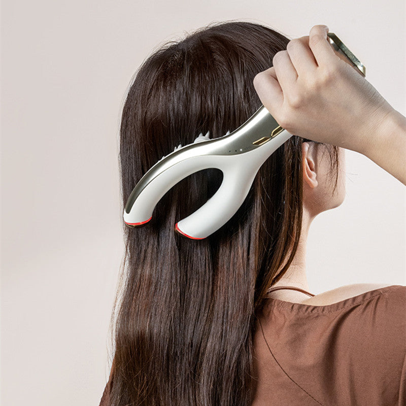 Head EMS Micro Current Red Light Hand Massager Health dealsniper-net