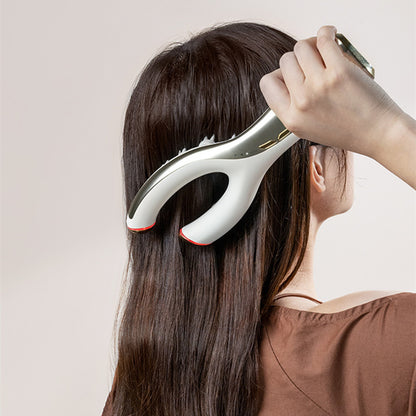 Head EMS Micro Current Red Light Hand Massager Health dealsniper-net