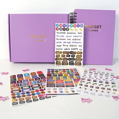 Coil Notebook Stickers Monthly Financial Planning Kids dealsniper-net
