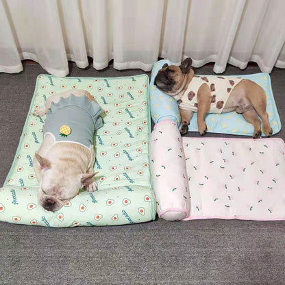Cool Mat Summer Pet Blanket Cooling Breathable Bed Pets DealSniper.net