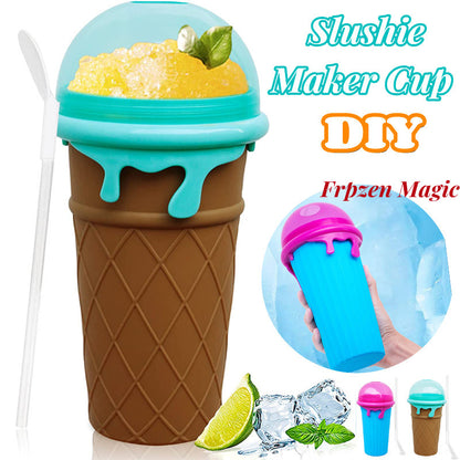 500ml Large Capacity Slushy Cup Summer Squeeze Homemade Juice Deals dealsniper-net