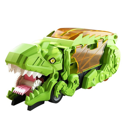 Dinosaur Swallowing Car Attack Tyrannosaurus Rex Deformation Toy Kids dealsniper-net