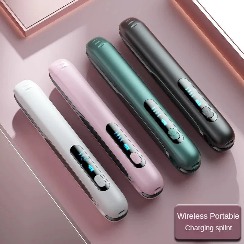 Wireless Hair Straightener Flat Iron Mini 2 IN 1 Roller Beauty dealsniper-net