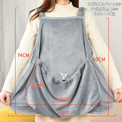 New Product Cat Holding Suit Arctic Velvet Non-stick Fur Pet Bib Pets DealSniper.net Grey