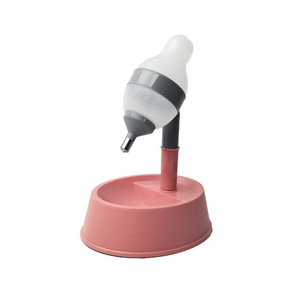 Automatic Pet Water Dispenser Stand Feeder Bowl Pets Gym From House Pink