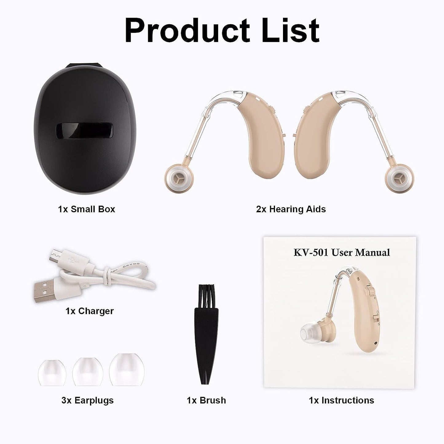 Hearing Aids For Seniors Rechargeable With Noise Canceling Hearing Electronics dealsniper-net