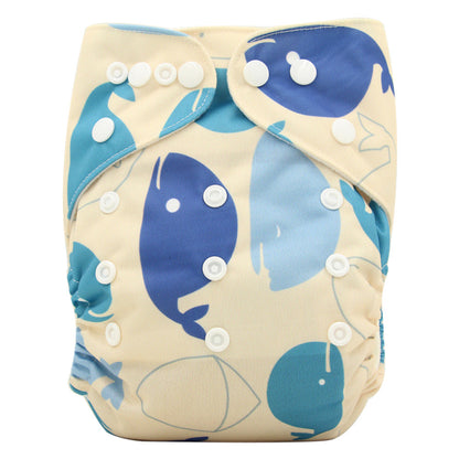 Washable Baby Cloth Diaper Breathable Diaper Pants 0-3 Years Old Kids DealSniper.net OB134 One size