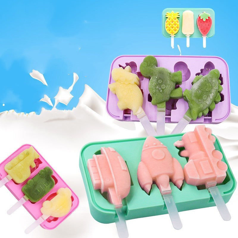 Fashion Creative Silicone Ice Cream Mold Kitchen dealsniper-net