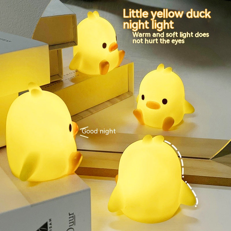 Small Yellow Duck Small Night Lamp Bedside Lamp Home Decor Gym From House