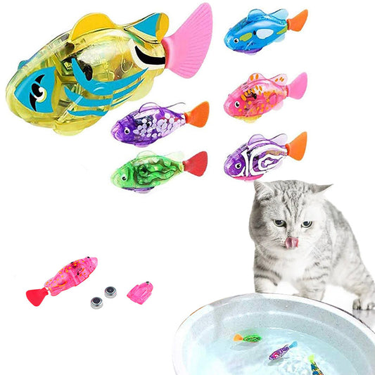 Cat Interactive Electric Fish Water Toy For Indoor Play Swimming Pets dealsniper-net