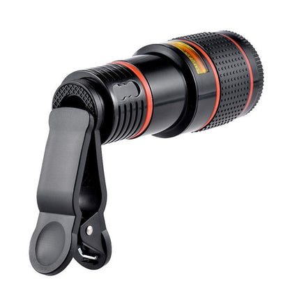 HD 8X Clip On Optical Zoom Telescope Camera Lens For Universal Mobile Cell Phone Phones DealSniper.net