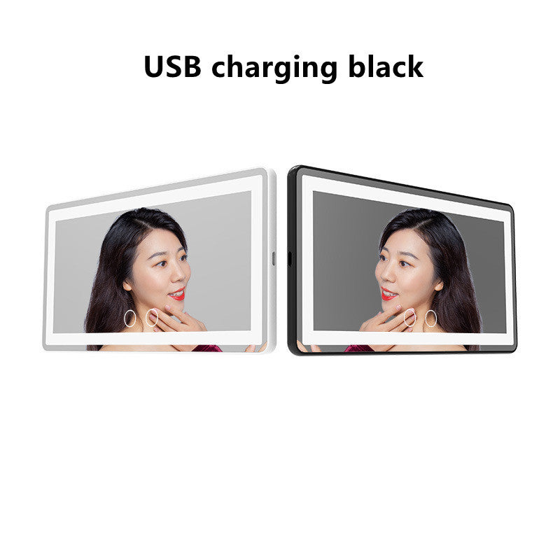 Car LED High-definition Makeup Mirror Three-color Light