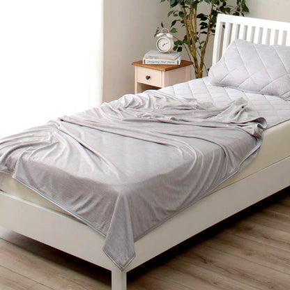 Cooling Blanket Cooling Fiber Absorb Heat Washable Cover House DealSniper.net Grey 140x190cm