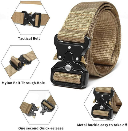 PREMIUM Men Casual Military Belt Tactical Waistband Rescue Rigger Nylon Belt USA Men dealsniper-net