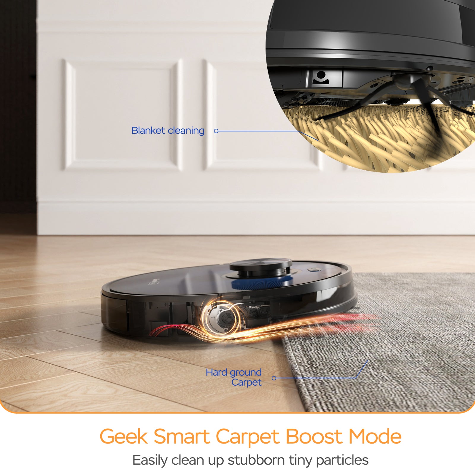 Geek Smart L7 Robot Vacuum Cleaner And Mop, LDS Navigation Home dealsniper-net