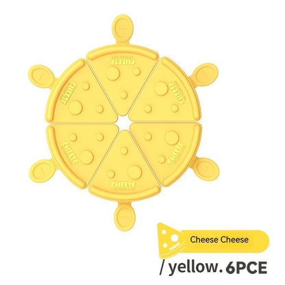 Cheese Stackable Ice Cube Mold Baby Kitchen DealSniper.net Yellow Six Pack