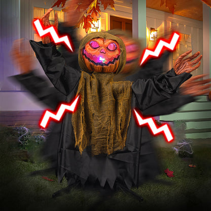 Cross-border Halloween New Products Standing Swing Pumpkin Holidays Gym From House