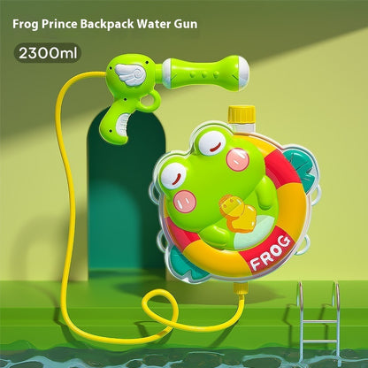 Children's Cartoon Backpack Water Gun Water Beach Toys Kids dealsniper-net 2300ml FROGPRINCE