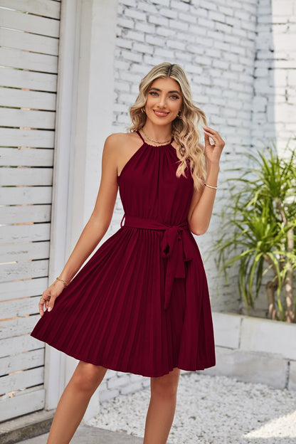 Halter Strapless Dresses For Women Women DealSniper.net Burgundy L