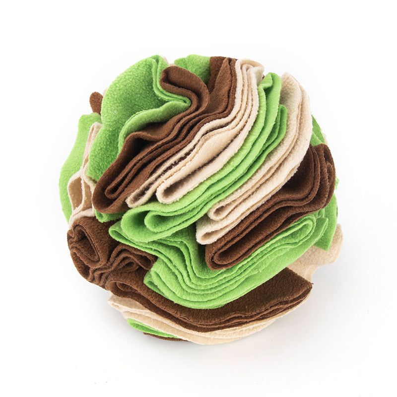 Dog Sniffing Training Blanket Snuffle Ball Mat Pets Gym From House Avocado color 15cm