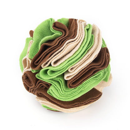 Dog Sniffing Training Blanket Snuffle Ball Mat Pets Gym From House Avocado color 15cm
