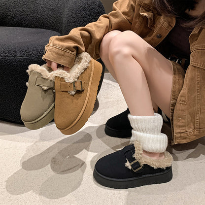 New Luxury Winter Women's Shoes Plush Fashion Women dealsniper-net