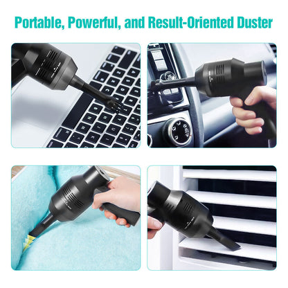 Electric Mini Cordless Air Duster Blower High Pressure For Computer Car Cleaning Home dealsniper-net