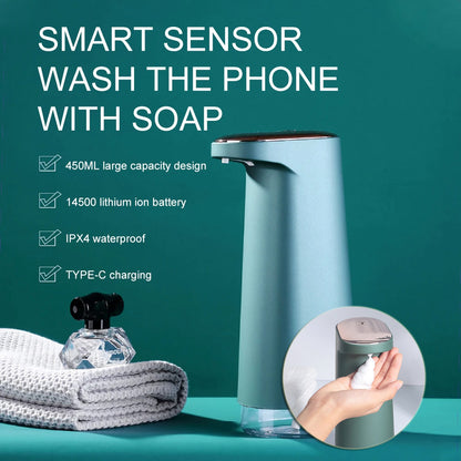 Automatic Foam Soap Dispensers Bathroom Smart Washing