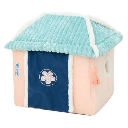 Cat House Removable And Washable Cat Bed Pet Supplies Pets DealSniper.net